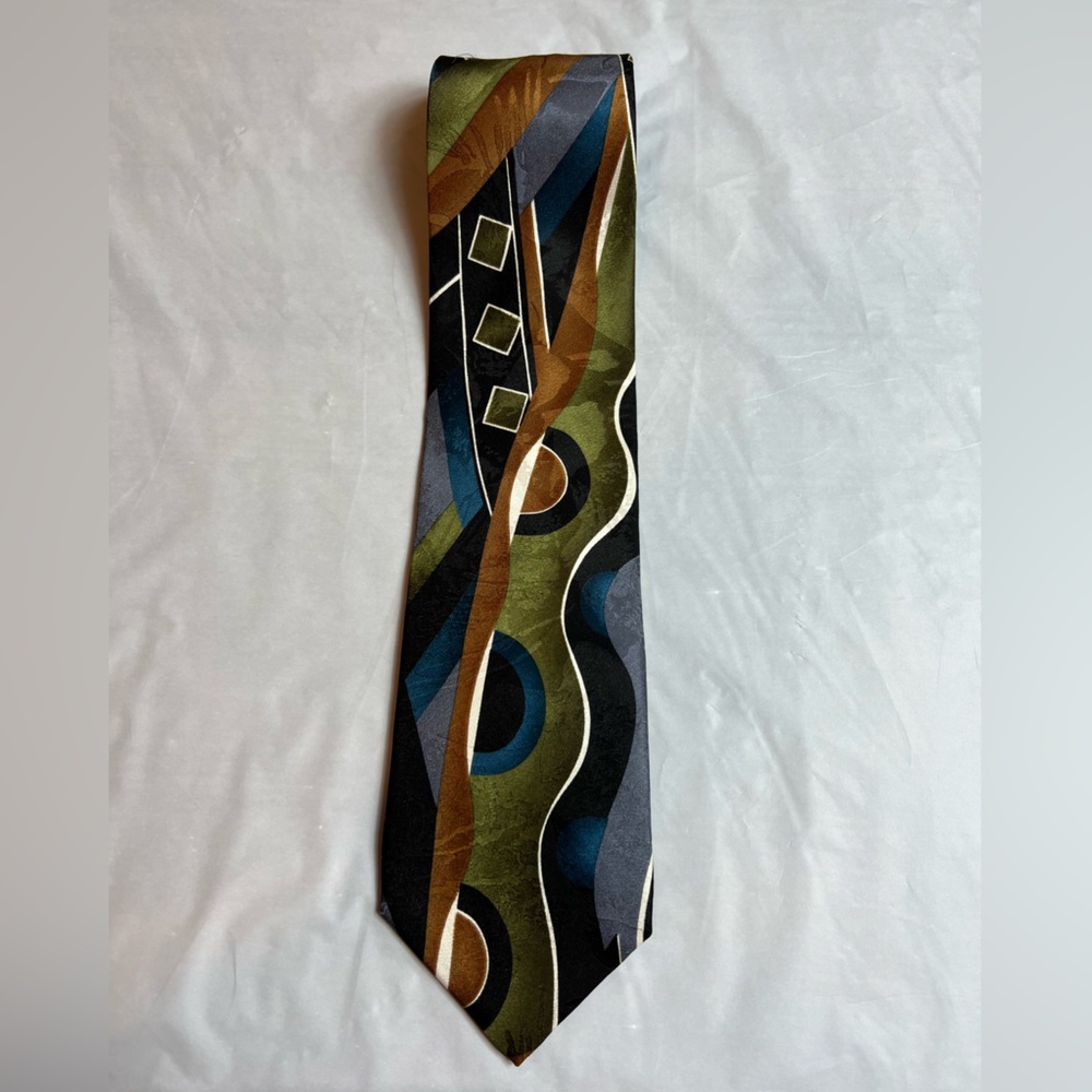 🎉2X HP - Long Weekend Vibes🎉 💎HP Mens Style💎 Men’s Abstract Design Tie